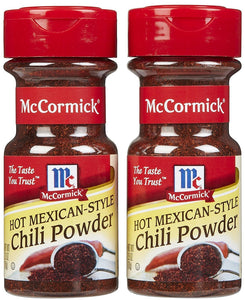 McCormick Chili Powder, Hot Mexican, 2.5 oz, 2 pk