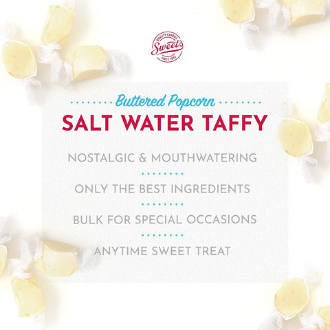 Image of Bulk Saltwater Taffy, 3 Pounds (Buttered Popcorn)