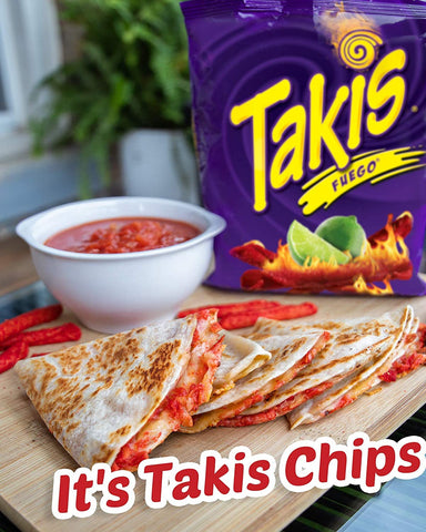 Image of Takis Fuego Hot Chili Pepper & Lime Flavored Corn Snacks(Two 9.9 oz. Bag)