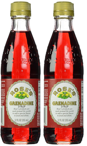 Image of Rose's Grenadine Syrup, 12 Ounce (2-Pack)