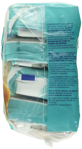 Charmin Flushable Wipes, 4 packs, 40 Wipes Per Pack, 160 Total Wipes, 40 Count (Pack of 4)