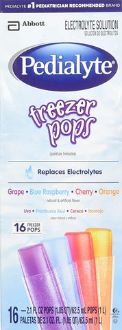 Image of Pedialyte Freezer Pops - Assorted Flavors - 2.1 oz - 16 ct (Pack of 2)