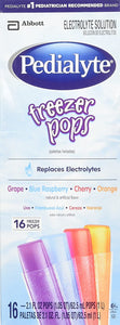 Pedialyte Freezer Pops - Assorted Flavors - 2.1 oz - 16 ct (Pack of 2)