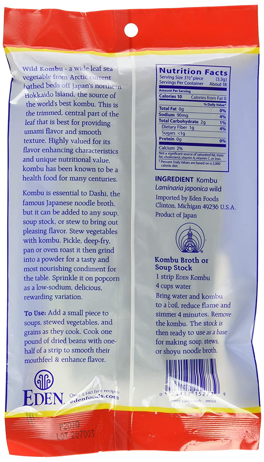 Eden Kombu Packages - 2.1 oz