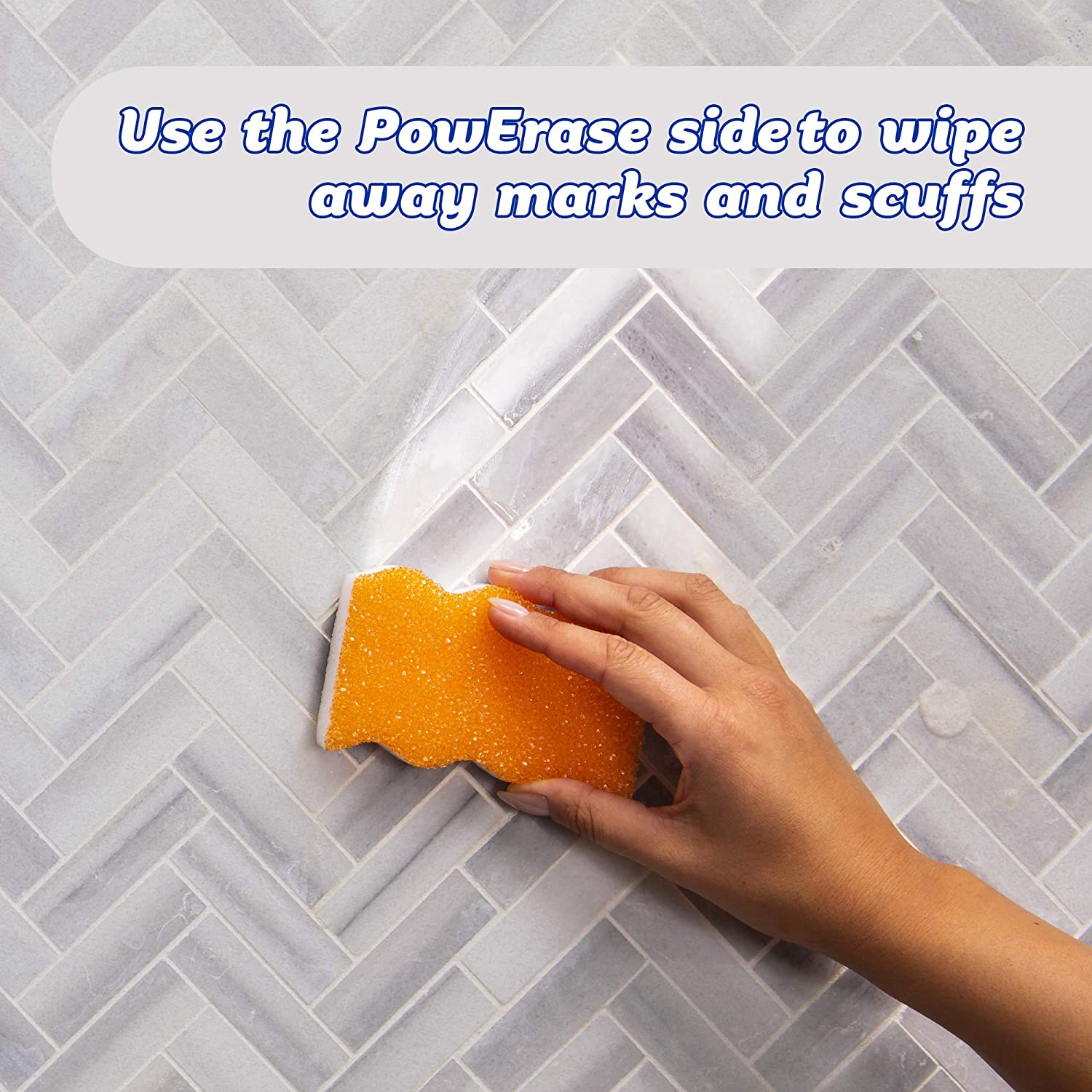 Scrub Daddy- Eraser Daddy - Dual Sided Water Activated Scrubber & Eraser