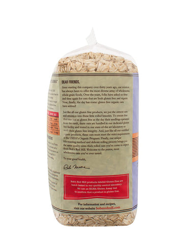 Image of Bob's Red Mill Gluten Free Organic Thick Rolled Oats