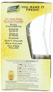 Good Seasons Salad Dressing & Recipe Kit, Cruet with 2-Count Italian Dressing Mix (Pack of 2)