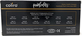 Coliro M1200 Mica Pigment Rich Pearl Watercolor Paint - Set of 12