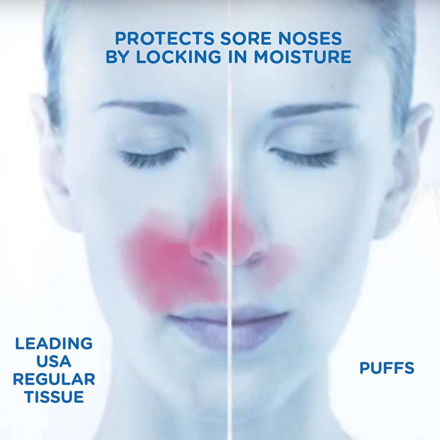 Puffs Plus Lotion With The Scent of Vicks Facial Tissues; 6 cube Boxes included, 48 Tissues per Box