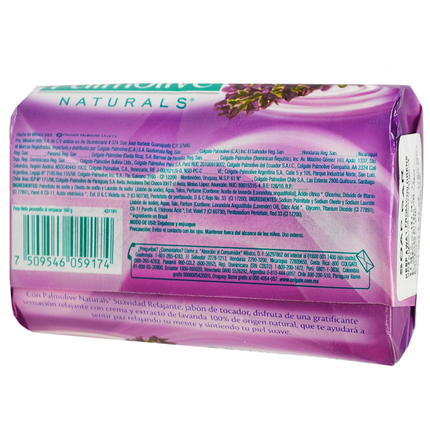 Palmolive Naturals Soap Lavanda 4 Pack 150g