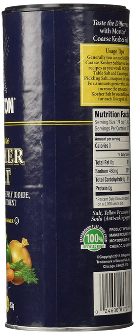 Morton Salt Coarse Kosher Salt, 16 oz