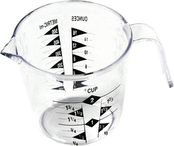 Chef Craft 2-Cup Measuring Cup, Clear