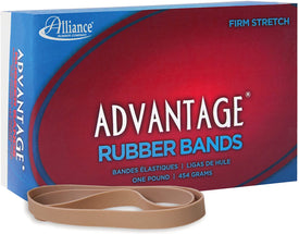 Alliance Rubber 27075 Advantage Rubber Bands Size #107, 1 lb Box Contains Approx. 40 Bands