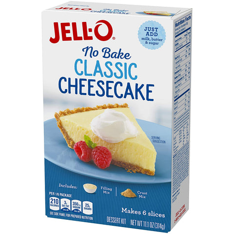 Image of Jell-O No Bake Classic Cheesecake Dessert Kit (11.1 oz Boxes, Pack of 6)