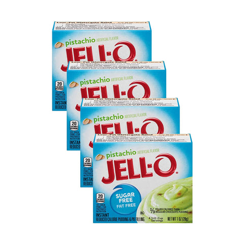 Image of Jell-O Pistachio Flavor Sugar Free Pudding & Pie Filling (4-Pack)
