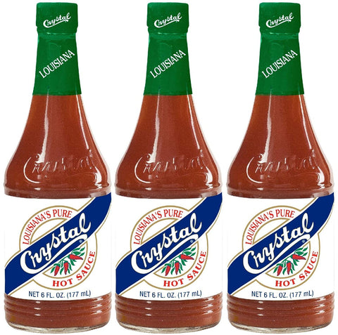 Image of Crystal Hot Sauce Louisiana's Pure Hot Sauce 6 oz (Pack of 3)