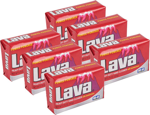 Image of Lava 10185 Pumice Hand Cleaning and Moisturizing Bar Soap 5.75 Ounces (6 Pack)