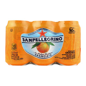 San Pellegrino Aranciata 6 pack, 11.15 oz CANS