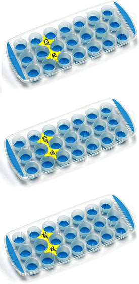 Chef Craft Push Out Ice Cube Tray (Value 3-Pack)