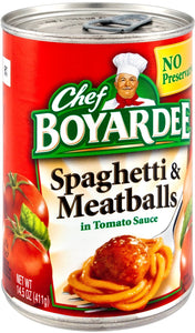 Chef Boyardee Spaghetti & Meatball, 15 oz Can (Pack of 16)