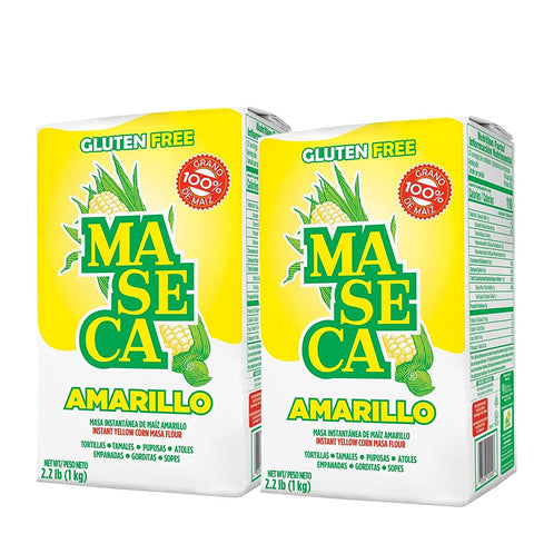 Image of Maseca Instant Yellow Corn Masa Flour 2.2lb | Masa Instantanea de Maiz Amarillo 1kg