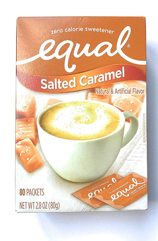 Image of Equal Salted Caramel Zero Calorie Sweetener - 80 Packets