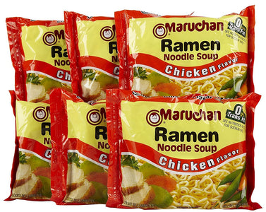Maruchan Ramen Chicken Flavor - 3 oz - 6 Pack