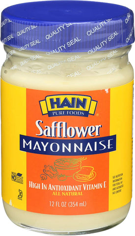 Image of Hain Pure Foods Safflower Mayonnaise, 12 Ounce