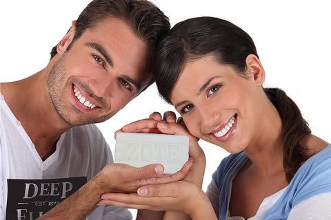 Image of Zote Laundry Soap Bar, Stain Remover Laundry Detergent for Clothes, Catfish Bait, Super Washing Travel Jabon Para Lavar Ropa, White Underwear Clothes Washing Soap (400 grams), Pack of 2