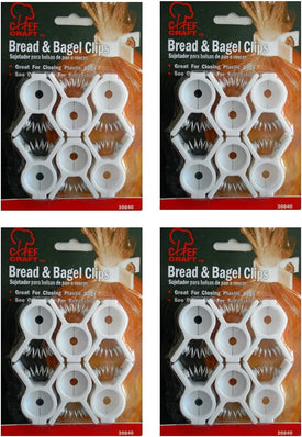 Set of 24 Bread and Bagel Bag Clips