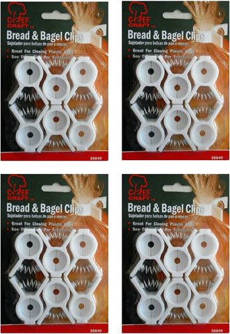 Image of Set of 24 Bread and Bagel Bag Clips