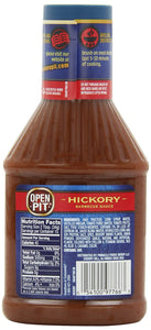 Open Pit Barbecue Sauce, Hickory, 18 Ounce (Pack of 6)