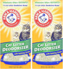 ARM & HAMMER Cat Litter Deodorizer With Activated Baking Soda 20 oz (Pack of 2)