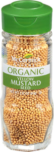 McCormick Gourmet Organic Yellow Mustard Seed, 2.12 oz
