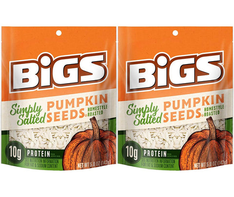 Image of Bigs Lightly Salted Pumpkin Seeds 5 Oz (Pack of 2)