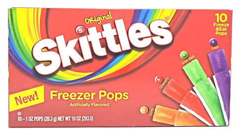 Image of Skittles Freezer Pops, 1.5 oz 10 ct (Pack of 2)