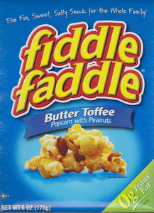 Fiddle Faddle Butter Toffee Popcorn with Peanuts - 6oz Box