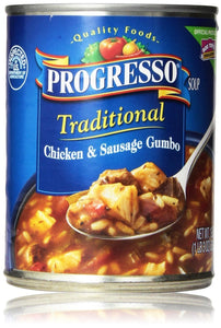 Progresso Traditional Chicken & Sausage Gumbo Soup 19 oz (Pack of 12)