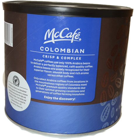 Image of McCafe Colombian Medium Dark Roast Coffee, 30 Ounce (Pack of 2)