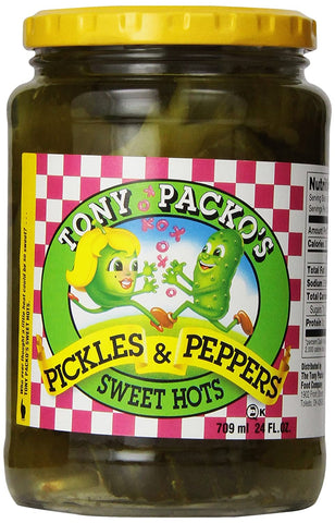 Image of Tony Packo's Sweet Hot Pickles & Peppers