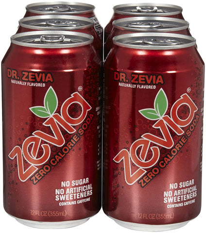 Image of Zevia All Natural Diet Soda - Dr. Zevia - 12 ounces - 6 Cans