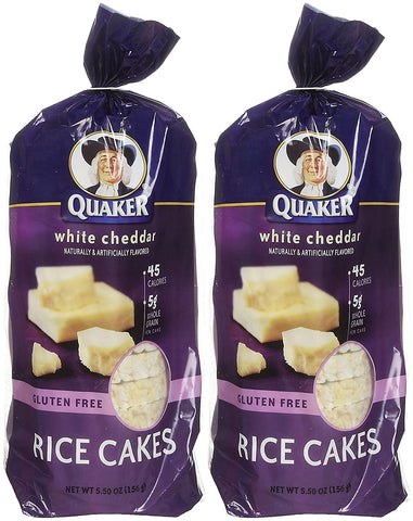 Image of Quaker Rice Cakes White Cheddar Rice Cakes, 5.5 Ounce