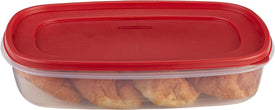 Rubbermaid Easy Find Lids Food Storage Container, 1.5 Gallon, Racer Red