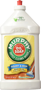 Murphys Squirt and Mop Ready To Use Wood Floor Cleaner, 32 Ounce