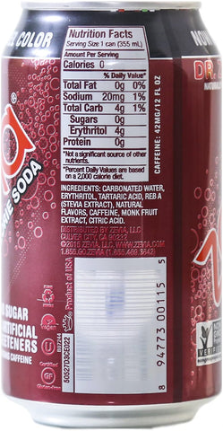 Image of Zevia All Natural Soda, Dr. Zevia, 12 Ounce Cans (Pack of 24)
