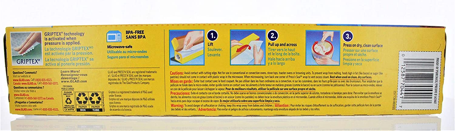 Glad Press'n Seal Plastic Food Wrap