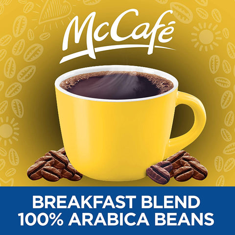 Image of McCafé Breakfast Blend Light Roast Ground Coffee (30 oz Canisters, Pack of 2))