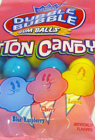 Image of America's Original Dubble Cotton Candy Bubble Gum Balls, 4oz. (2 Pack)