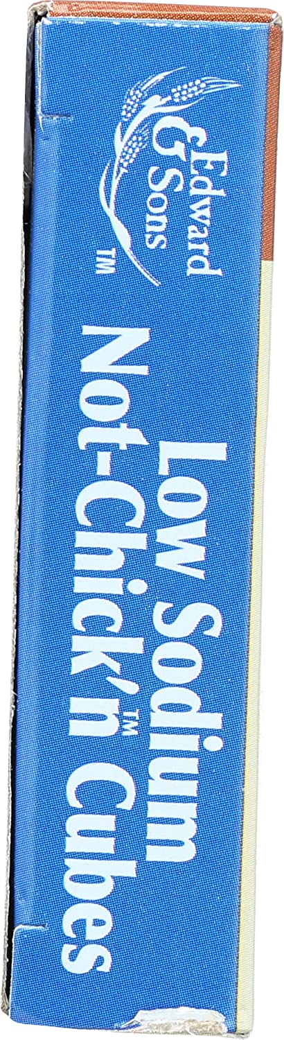 Edward & Sons Low Sodium Not Chicken Bouillon Cubes, 2.5 oz