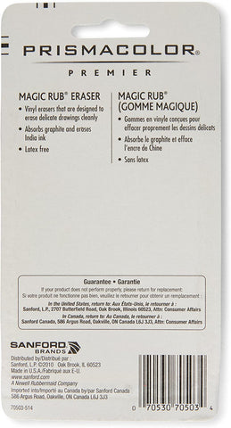 Image of Prismacolor Premier Magic Rub Vinyl Erasers, 3-Count